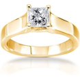 thumbnail image 1 of G/SI .50ct Princess Cut Diamond Engagement Ring 14k Yellow Gold, 1 of 1