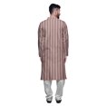 thumbnail image 3 of Atasi Ensemble Kurta-Pyjama Long en Coton pour Hommes, Kurta-Pyjama Décontracté de Designer, Vêtements, 3 of 5