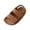 style-02 Brown, variant on Gubotare Toddler Beach Shoes Boy Boys' Sandals Kids Summer Fashion Open-toe Casual Shoes Adjustable Printed Straps Lightweight Outdoor Beach Sandals Size 13 (Green,Little Kids 13)