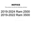 thumbnail image 2 of Transit Auto Front Coated Drilled Slotted Disc Brake Rotors and Ceramic Pads Kit for Car Ram 2500 3500 KDC-101088, 2 of 11