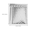 thumbnail image 2 of OFFIGAM 100Pcs Plated Silver Bubble Envelopes Padded Mailers Lightweight Mailing Shipping Bags, 2 of 6