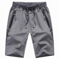 thumbnail image 1 of FcBaudy Mens Shorts, Shorts Men Men's Spring/summer Sweatpants With Pocket Drawstring Loose Men's Quarter Pants Men Pants, 1 of 9