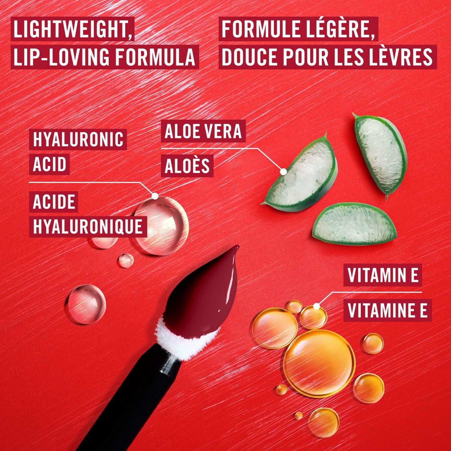 Rimmel Encre à lèvres Thrill Seeker Lip Latex, Rouge à lèvres liquide, Brillant à lèvres, Rouge à lèvres, Encre à lèvres, Brillance lisse, Hydratation, Acide hyaluronique, Vitamine E, Aloe vera