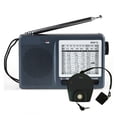 thumbnail image 2 of R-9012 AM/FM/SW 12 Bands high sensitivity Shortwave Radio Portable Receiver with AN-05 External Antenna Multiband Radio ,Easy to Use, 2 of 6