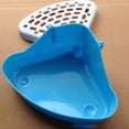 thumbnail image 3 of fastboy Multi-colors Geometric Shaped Pet Potty Toilet Corner Bedding Box Small Animal Universal Plastic Toilet, 3 of 9