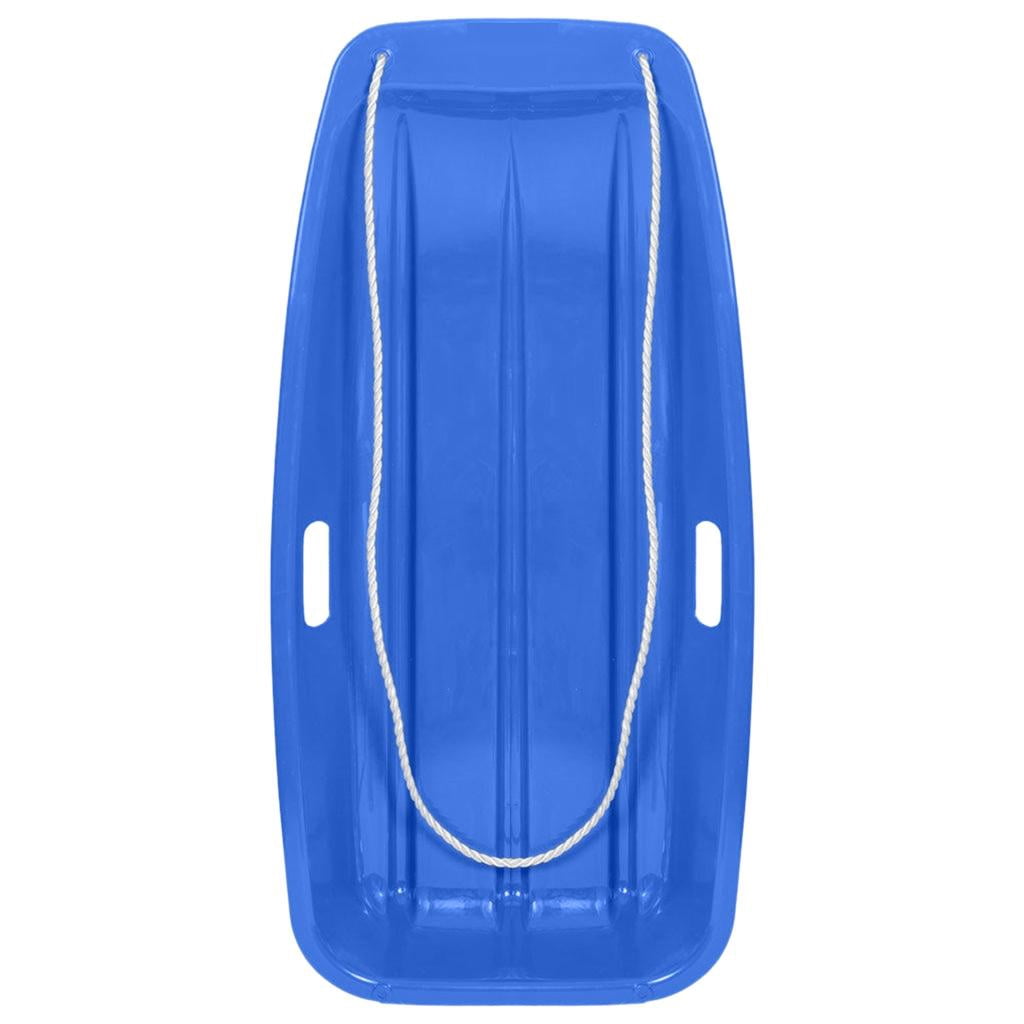 Sledge Carpet Kids Snow Sled Downhill Toboggan Sleigh Blue