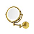 thumbnail image 2 of GURUN 8.5 Inch Magnifying Makeup Mirror with 3 Tones Dimmable LED Lights Double Sided Touch Control Wall Mounted Vanity Mirror for Bathroom with 10X Magnification M1809DGJ-T (Brushed, 2 of 8