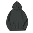 thumbnail image 1 of MeetoTime Sweat à Capuche à Manches Longues pour Femmes, Polaire, Grande Poche, Pull, 1 of 6