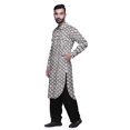 thumbnail image 3 of Atasi Printed Rayon Pathani Kurta With Solid Salwar For Mens Party Wear, 3 of 5