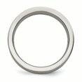 thumbnail image 2 of Titanium Flat 6mm Sterling Silver Inlay Brushed Band Ring 8.5 Size, 2 of 7