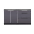 thumbnail image 1 of NewAge Products Outdoor Kitchen Aluminum 3 Piece Cabinet Set with Countertops, 1 of 11