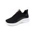 thumbnail image 1 of Innerwin Chaussures Athlétiques pour Femmes Tige Tissée Fly Chaussure de Course Sport Espadrilles Légères Entraînement Entraînement Physique Gym Noir 7, 1 of 6