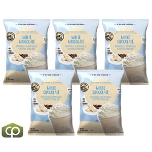 Big Train 3.5 lb. Mélange de café à glace mélangé au chocolat blanc, spécialité polyvalente – Prime 3-in-1 Frappe & Latte Base, 17.5 Lb. (5/Case En vrac)