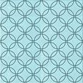 thumbnail image 1 of Ahgly Company Tapis d'Intérieur Lavable à la Machine, Carré, Transitionnel, Bleu Électrique, Tapis de Zone, 6 Pieds Carré, 1 of 7