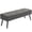 Grey, variant on HOMCOM PU Upholstered End of Bed Bench with Button Tufted for Bedroom Brown