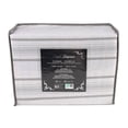 thumbnail image 2 of Ensemble de Draps en Flanelle, 100 % Coton, Format Jumeau, Motif à Rayures, 2 of 2
