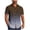 Brown, variant on hotojiny Men's Button down Shirts Summer Short Sleeve Gradient Dress Shirts Business Trendy Wrinkle Free Stripes Shirts