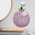 thumbnail image 2 of Towels for Bathroom,Fuzzy Ball Hand Towel with Hanging Loop for Bathroom Cute Fruit Decorative Ball Towel Soft Absorbent Ball Towel Sets for Kitchen Bathroom,Hand Towels for Bathroom, 2 of 5