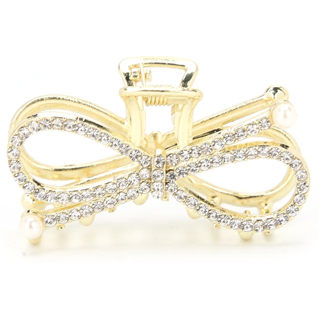 Tbest Decorative Hair Claw, Rhinestones Hair Claw Sturdy And Durable Safe And Eco‑friendly For Washing Face For Makeup For Decoration