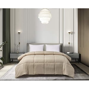 Blue Ridge Home Fashions Microfiber Down Alternative Twin in Khaki Color Comforter