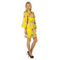 thumbnail image 3 of Bimba Robe Courte Imprimée en Coton pour Femmes, Préparation, Robes de Demoiselle d'Honneur, Couvre-Maillot, 3 of 7