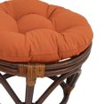thumbnail image 3 of Coussin Repose-Pieds Rond en Sergé Uni Capitonné de 18 Po, 3 of 3