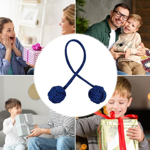 Fidget Beads Toy, Skill Training Beads, Paracord Steel Beads, Hand Fidget Toy, Finger Strength Training, Stress Relief Beads, Portable Worry Beads, Beginner Skill Toy for Adults Kids