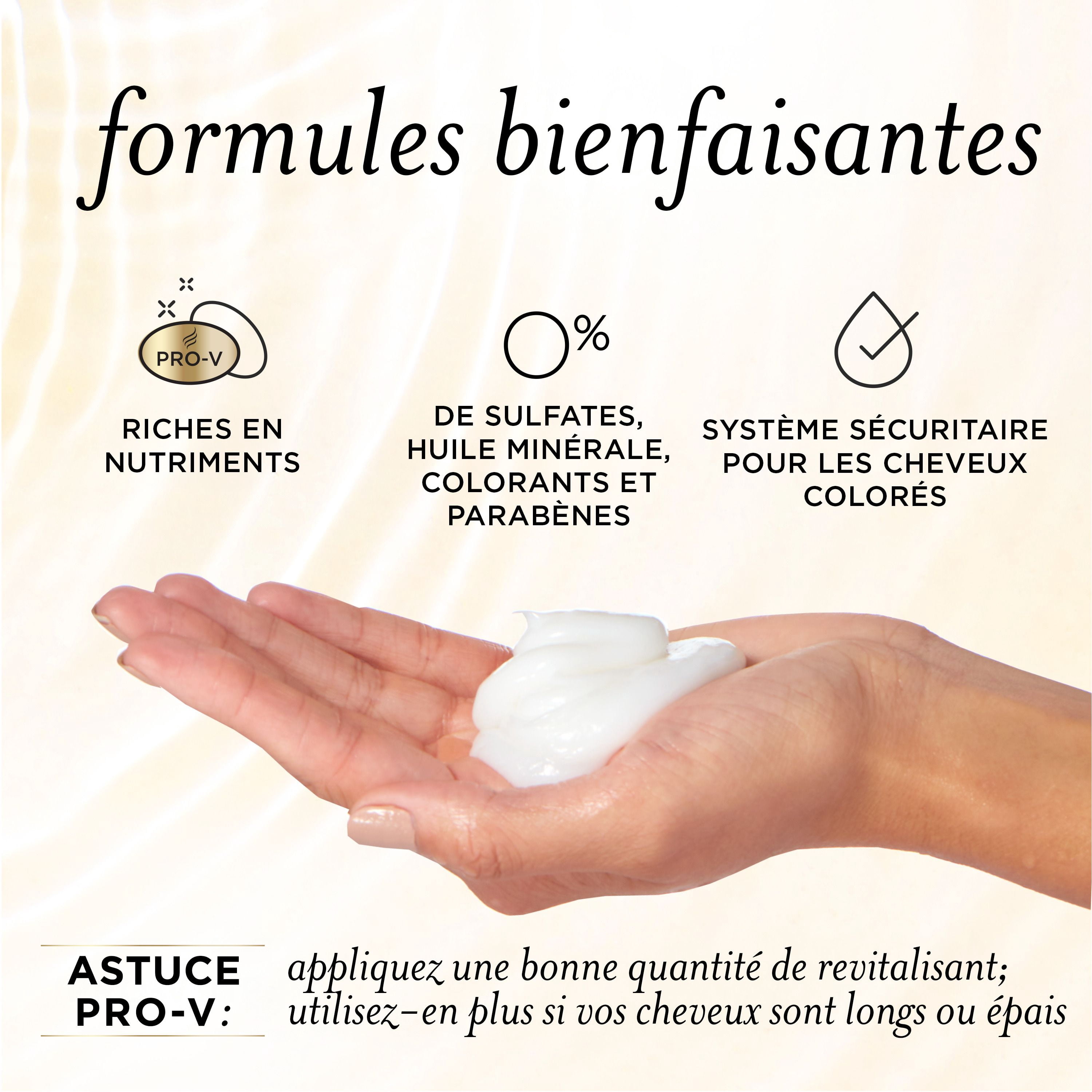 PANTENE Romarin NUTRIENT BLENDS Revitalisant Sans SULFATE