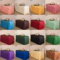 thumbnail image 4 of Nappe de Maison 47 Pieds Jupe de Table Couverture de Table de Réception Coloth pour Mariage Banquet Couverture Décorative de Fête Décor Kaki, 4 of 8