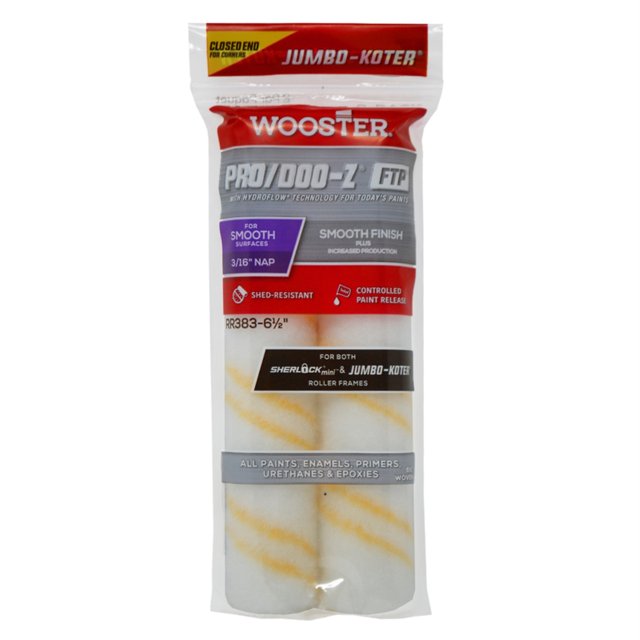 Wooster Brosse PNT RLR CVR 3/16X6-1/2 Pouces" (Lot de 1)