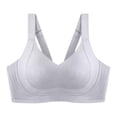 thumbnail image 1 of Bras For Women Full Coverage No Underwire Plus Size Bras Wirefree Comfort Breathable Everyday Bras, 1 of 4