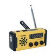 thumbnail image 3 of Sentmoon Emergency Hand Crank Radio Solar Powered Weather Radio Waterproof Outdoor Portable AM FM NOAA Radio with Flashlight USB Charging Power Bank SOS Alarm Survival Gear Camping Accessory, 3 of 5