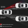 thumbnail image 4 of Blind Mirror,Blind Mirror Side Wide Round Car Blind Round Mirror Round Side Rearview Side Rearview Mirror Huiop Mirror Adjustable Rear Adjustable Rear Side Mirror Round Side 2 X Car, 4 of 7