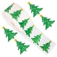 thumbnail image 2 of Christmas Decorations OutdoorStickers500Pcs Christmas Tree Stickers Roll Green Tree Seal Stickers Xmas Adhesive Decals For Envelope JournalHousehold stickers, 2 of 7