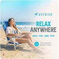 thumbnail image 2 of Ostrich South Beach Chair, Portable Outdoor Camping Pool Recliner w/ Carry Strap, Blue, 2 of 13