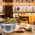 thumbnail image 3 of TAILTOSS Casserole Intérieure pour Cuiseur à Riz en Acier Inoxydable 304 Gâteaux dans la Cuisine 1 Ensemble, 3 of 4