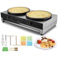 thumbnail image 1 of VEVOR 16-Inch Electric Crepe Maker Commercial Crepe Machine 3400W Double Head, 1 of 9
