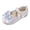 White, variant on Zanarzt Baby Dress Shoes Girls Solid Color Fashion Leather Shoes Little Girl Butterfly Rhinestone Pearl Princess Shoes Purple,US 1.5