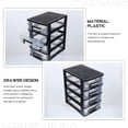 thumbnail image 3 of SKISUNO Four Layer Storage Cabinet Plastic Drawer Multi Deck Drawer Office Furniture 1Set, 3 of 6