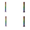 thumbnail image 2 of relayinert Home Living Room Desktop RGB Rechargeable Light Gaming Voice Activated Sound Control Wireless Lamp Ambient Lighting 32 Beads Black 1Set, 2 of 6