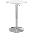 thumbnail image 1 of HOMCOM Table de Bar Ronde Réglable pour 2, Table de Pub Haute avec Dessus Pivotant, 1 of 10