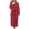 thumbnail image 1 of Kcodviy Robes for Women Long Teal Jumpsuit Cotton Cloth Robes for Long Hooded Robe Women Plus Size Bathrobe Long Womens Robe Plus Size Women's Robes, 1 of 4