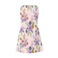 thumbnail image 4 of Pisexur Robe d'Été pour Femme, Plage, Décontractée, Sans Manches, Midi, Imprimé Floral, Débardeur, Ample, Robe Soleil avec Poche, P-2TG, 4 of 6