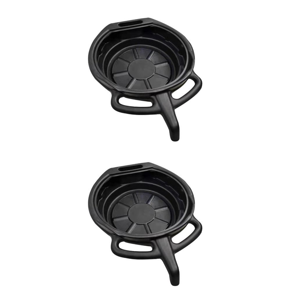 AMERTEER 2pcs Oil Drain Container Oil Drain Tank 8l Motorcycle Oil Drain Pan For Changing Oil