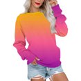 thumbnail image 1 of 50 % de Réduction sur Chandail en Molleton Surdimensionné pour Femmes 2023 Col Rond Mode Décontractée Manches Longues Imprimé Chandail en Molleton Haut Blouse, 1 of 3