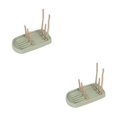thumbnail image 1 of Oleegame 2PC Baby Bottle Drying Rack Cup Plastic Drains Rack Teat Drains Tray Organizer Green, 1 of 6