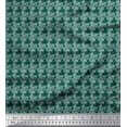 thumbnail image 1 of Soimoi Cotton Voile Fabric Stencil Floral Print Fabric by Yard 56 Inch Wide, 1 of 3