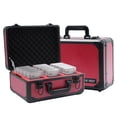 thumbnail image 1 of UHZBTEC Boîte de Rangement pour Cartes Graduées; Sport Durable, Étui de Rangement pour Cartes PSA - Boîte de Rangement pour Cartes à Échanger - Étui en Dalle PSA pour Top Loaders (Rouge, 14.17x11.2x7 i, 1 of 6