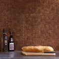 thumbnail image 2 of FASÄDE Hammered Decorative Vinyl Backsplash Panel in Antique Bronze (6X6 Inch Sample), 2 of 5