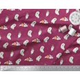 thumbnail image 3 of Soimoi Velvet Fabric Ghost Halloween Fabric Prints by Yard 58 Inch Wide, 3 of 3